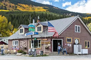 Images Dated 15th November 2016: USA, Colorado, Twin Lakes, Twin Lakes store