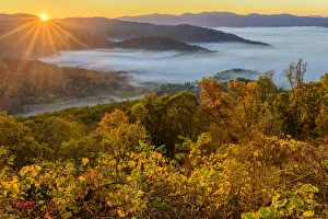 USA, Deep South, North Carolina, Southern Appalachians, Asheville, Blue Ridge Parkway
