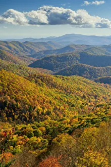 USA, Deep South, North Carolina, Southern Appalachians, Asheville, Blue Ridge Parkway