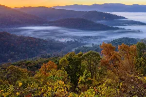USA, Deep South, North Carolina, Southern Appalachians, Asheville, Blue Ridge Parkway