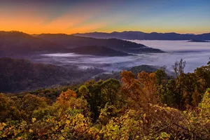 USA, Deep South, North Carolina, Southern Appalachians, Asheville, Blue Ridge Parkway