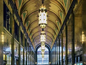 Ceiling Prints: USA, Detroit, Michigan, 1920's Fisher Building