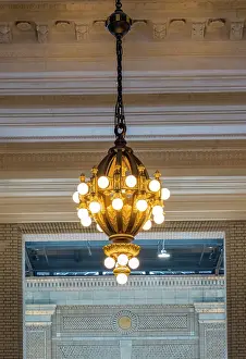Ceiling Prints: USA, Detroit, Michigan, Restored 1913 Michigan Central Train Station