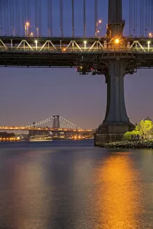 Images Dated 21st June 2016: USA, East Coast, New York, Brooklyn, DUMBO, Manhattan Bridge