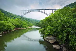 West Virginia Prints: USA, Fayetteville, West Virginia