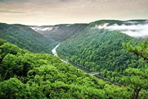 West Virginia Prints: USA, Fayetteville, West Virginia