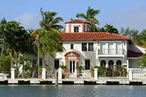 USA, Florida, Dade County, Miami Beach, Mansion