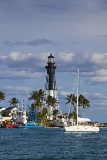 Images Dated 23rd May 2013: USA, Florida, Hillsboro Beach, Hillsboro Inlet Lighthouse