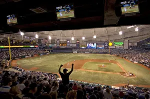 Stadiums Prints: USA, Florida, Saint Petersburg, Tropicana Field (Baseball Stadium), Tampa Bay Rays