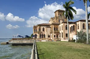 Images Dated 17th December 2009: USA, Florida, Sarasota, Ca`d Zan, Mansion of John and Mable Ringling, Venetian Gothic