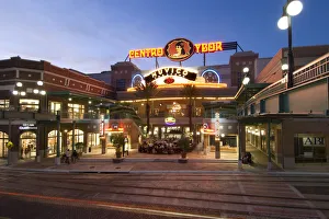 USA, Florida, Tampa, Ybor City, Historic, Nightime Entertainment