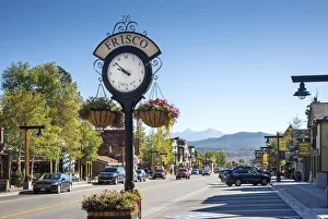 USA, Frisco, Colorado, Rocky Mountains, Main Street