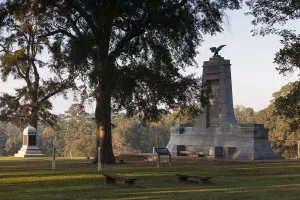 Camp Prints: USA, Georgia, Andersonville, Andersonville National Historic Site, site of the fist