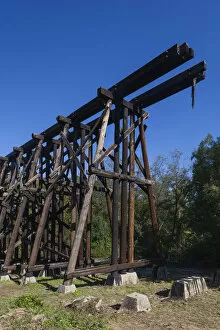 Images Dated 22nd July 2014: USA, Georgia, Athens, The Murmur Trestle, 1880 railraod trestle featured on rock group