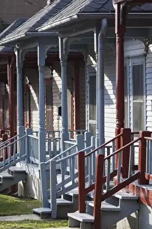 Porch Prints: USA, Georgia, Atlanta, Martin Luther King National Historic Site, front porches of