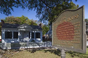 Deep South Prints: USA, Georgia, Columbus, The Pemberton House, former home of Dr. John Styth Pemberton