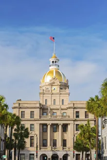 Images Dated 16th May 2016: USA, Georgia, Savannah, Town hall