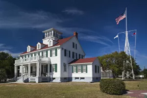 Images Dated 22nd July 2014: USA, Georgia, St. Simons Island, Maritime Museum at the Historic Coast Guard Station
