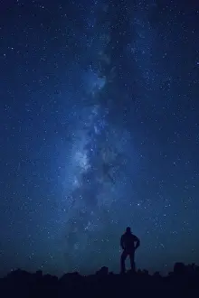 Milky Way Prints: USA, Hawaii, The Big Island, Mauna Kea Observatory (4200m) (MR)