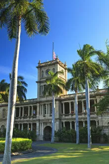 USA, Hawaii, Oahu, Honolulu, Historic Iolani Royal Palace