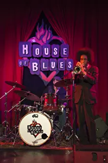 Entertainment Prints: USA, Illinois, Chicago. Band performing at the House of Blues