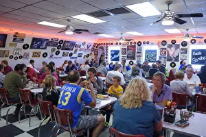 Diner Prints: USA, Illinois, Midwest, Route 66, Springfield, Charlie Parkers Diner