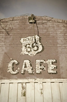 USA, Illinois, Route 66, Litchfield Route 66 Cafe