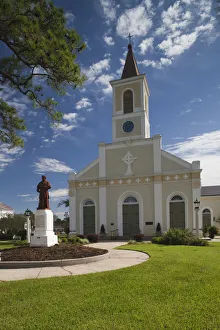 Images Dated 1st March 2010: USA, Louisiana, Cajun Country, St. Martinville, St. Martin de Tours Church