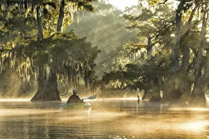 USA, Louisiana, Jefferson Parish, St. Martinville, Lake Fausse
