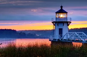 Sun Set Gallery: USA, Maine, Doubling Point Lighthouse