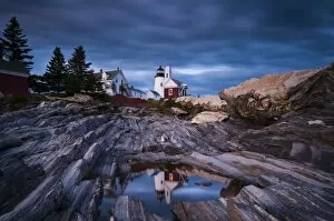 Light Houses Collection: USA, Maine, Pemaquid Peninsular, Pemaquid Point Lighthouse