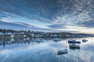 Eastern Usa Prints: USA, Maine, Stonington, Stonington Harbor, dawn