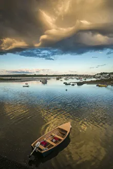 North Shore Prints: USA, Massachusetts, Cape Ann, Annisquam, late summer sunrise, Annisquam River