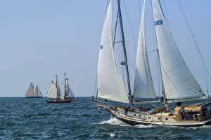 USA, Massachusetts, Cape Ann, Gloucester, Americas Oldest Seaport, Annual Schooner