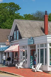 Main Street Prints: USA, Massachusetts, Cape Cod, Lower Cape, Chatham, Main Street