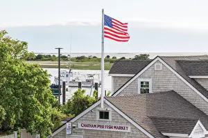 Fish Market Prints: USA, Massachusetts, Cape Cod, Lower Cape, Chatham, Chatham Pier Fish Market