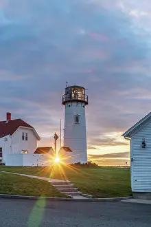 Sunrises Prints: USA, Massachusetts, Cape Cod, Lower Cape, Chatham, Chatham Lighthouse