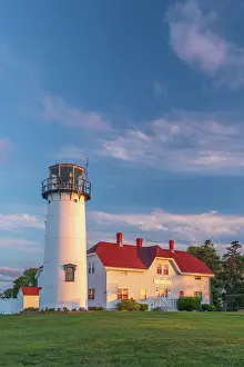 Chatham Prints: USA, Massachusetts, Cape Cod, Lower Cape, Chatham, Chatham Lighthouse