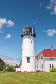 Chatham Prints: USA, Massachusetts, Cape Cod, Lower Cape, Chatham, Chatham Lighthouse