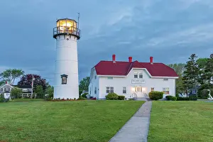 Chatham Prints: USA, Massachusetts, Cape Cod, Lower Cape, Chatham, Chatham Lighthouse