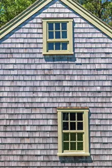 Lower Cape Prints: USA, Massachusetts, Cape Cod, Lower Cape, Brewster, Windmill Village, Harris-Black House