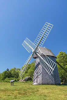 Windmill Prints: USA, Massachusetts, Cape Cod, Lower Cape