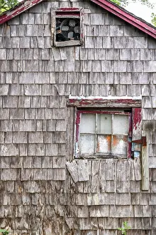 Shed Prints: USA, Massachusetts, Cape Cod, Lower Cape, Harwich, Wychmere Harbor, Fishermen's Shacks