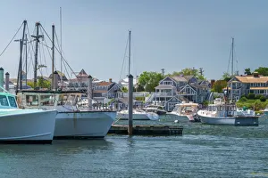 Coastal Town Prints: USA, Massachusetts, Cape Cod, Lower Cape, Harwich, Wychmere Harbor