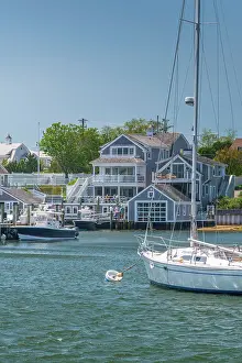 Coastal Town Prints: USA, Massachusetts, Cape Cod, Lower Cape, Harwich, Wychmere Harbor