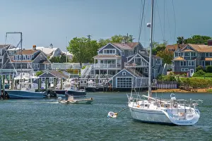 Coastal Town Prints: USA, Massachusetts, Cape Cod, Lower Cape, Harwich, Wychmere Harbor