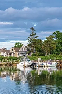 Landing Stage Prints: USA, Massachusetts, Cape Cod, Mid Cape, Hyannis, Hyannis Harbor