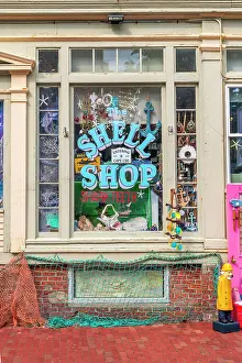 Shop Prints: USA, Massachusetts, Cape Cod, Outer Cape, Provincetown, Shell Shop