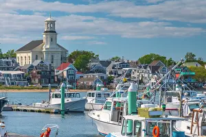 Landing Stage Prints: USA, Massachusetts, Cape Cod, Outer Cape