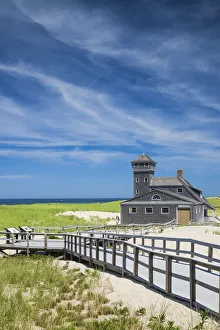 USA, Massachusetts, Cape Cod, Provincetown, Race Point Beach, Old Harbor Life-Saving